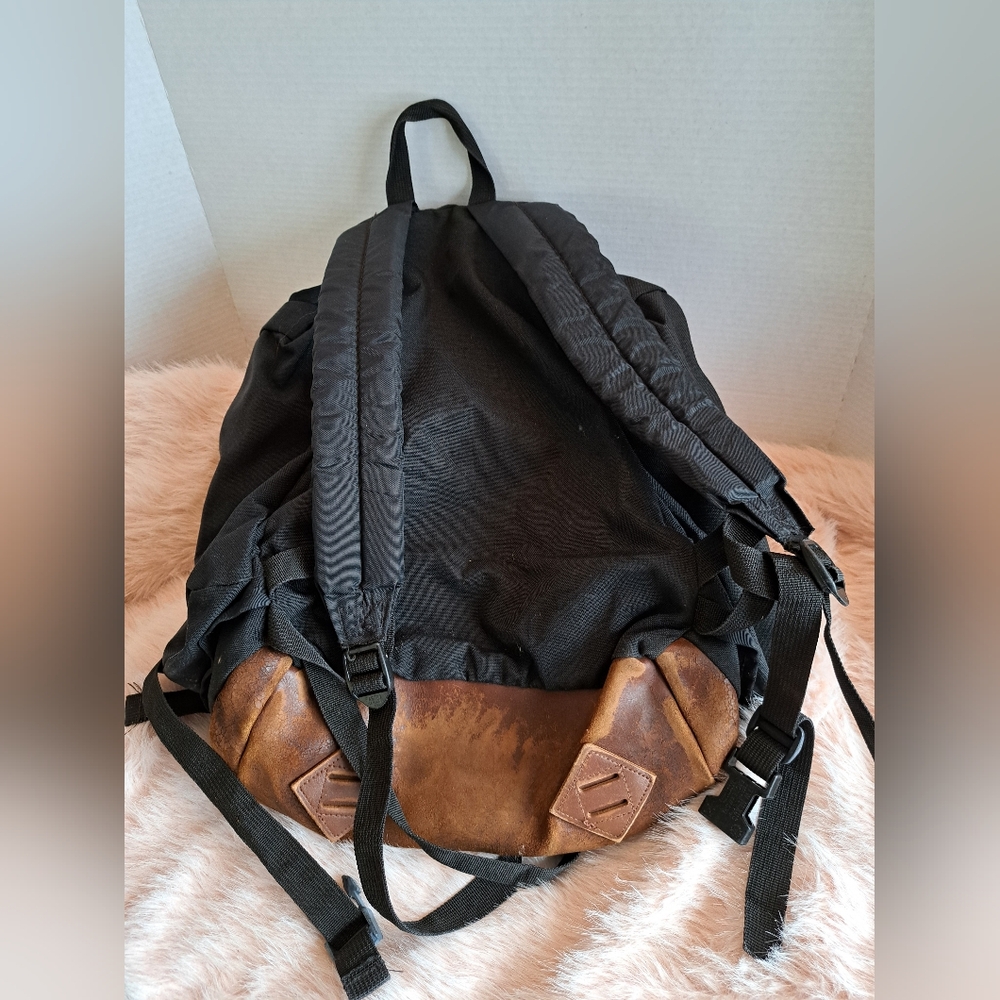 Vintage 90's JANSPORT backpack leather bottom - Picture 6 of 12